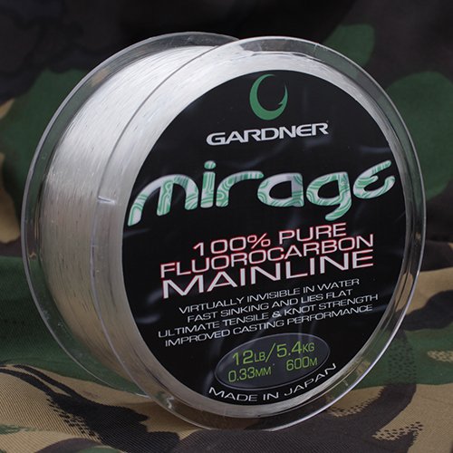 Mirage Fluorocarbon Mainline 7lb (3.2kg) 100M - Haka Tackle de Groothandel  in Engelse Kwaliteitsproducten