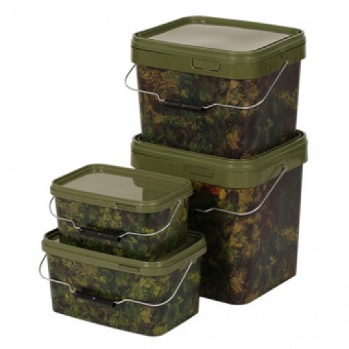 Square Camo Bucket Large (17 Litre) (TPx5)