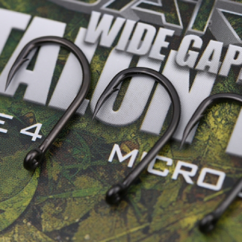 Covert Dark Wide Gape Talon Tip Hooks Barbed Size 4  (TPx5)