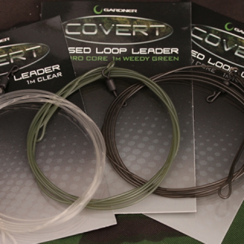 Covert Fused Loop Leaders 1mtr Weed Green (TPx5)