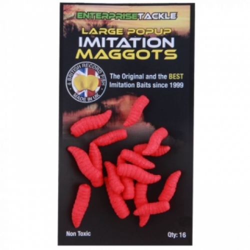 Large Imitation Maggots Red (Tp 10X16)